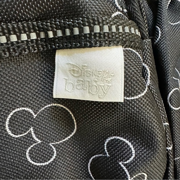 NEW! Disney Black Stroller Organizer, Mickey Mouse, Cup Holder, Universal - Picture 4 of 16